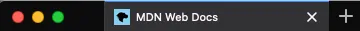 Screenshot of browser tab showing favicon image for the current site, MDN Web Docs